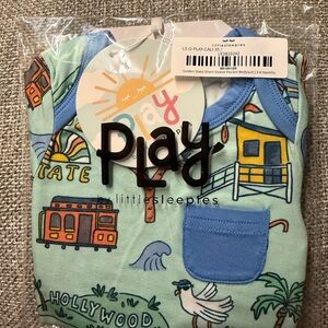Little Sleepies “Golden State” Short Sleeve Pocket Bodysuit | Baby One Piece